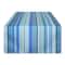 DII® Blue Ocean Stripe Print Outdoor Table Runner, 14x72